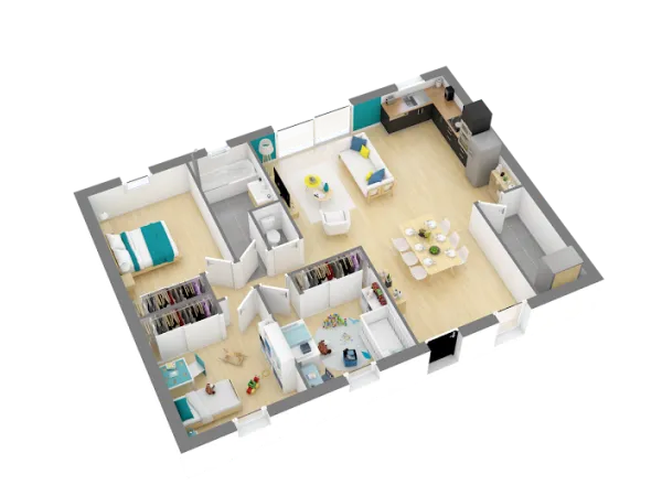 Maison neuve 4 pièces 82 m²