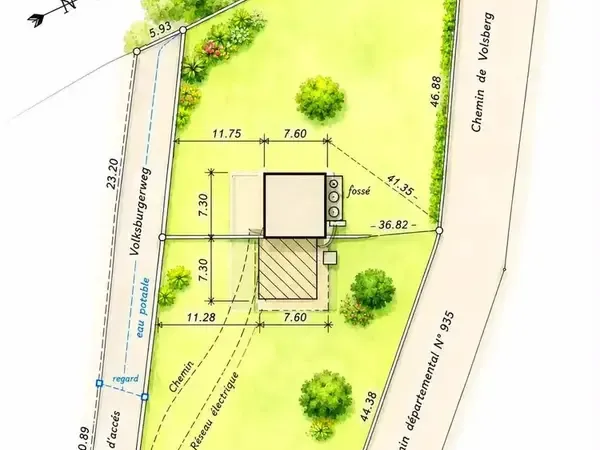Tres jolie plain pied bi famille sur 2400m2