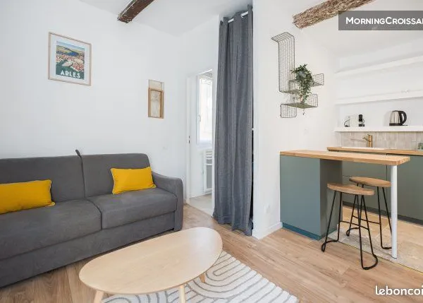Studio 1 pièce 19 m²