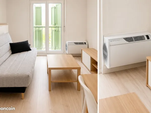 STUDIO MEUBLÉ RÉNOVÉ - 21,51 m² - CENTRE HISTORIQUE DE MANOSQUE