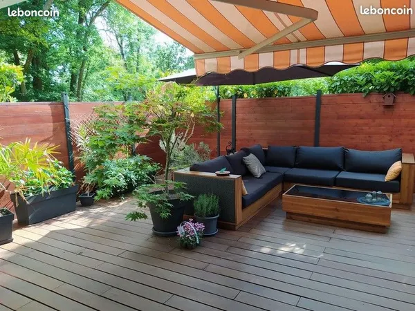 Appartement Rez de jardin, en lisière de forêt