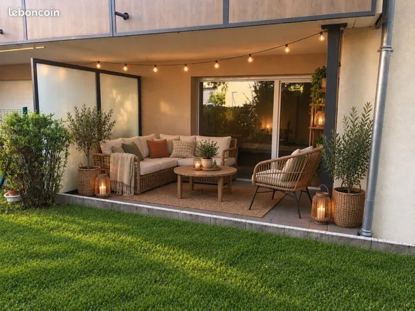 T3 rez de jardin Francheville le haut