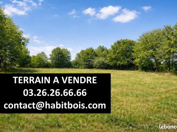 Terrain 845 m² Saint Memmie