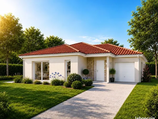 Projet de construction d'une maison 80 m² avec terrain à SAINT-DIDIER-DE-FORMANS (01)