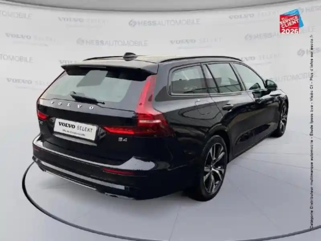 Volvo V60 b4 197ch plus style dark dct 7 sieges cuir gps camera carplay — photo 21