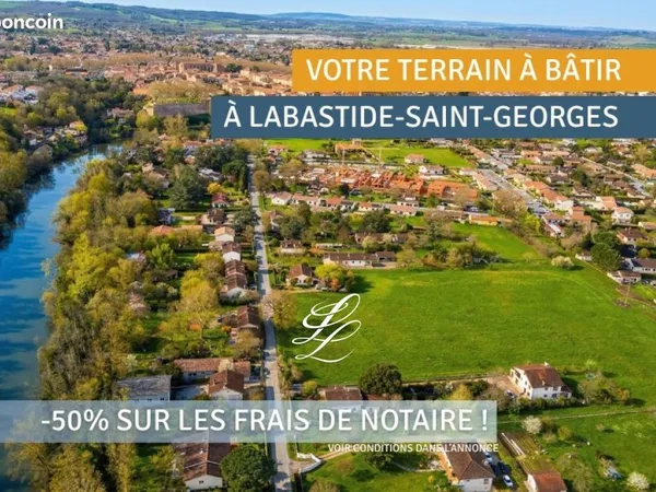 Terrain 330 m² Labastide Saint Georges