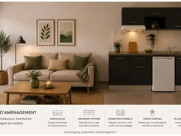 Appartement 2 pièces 38 m²