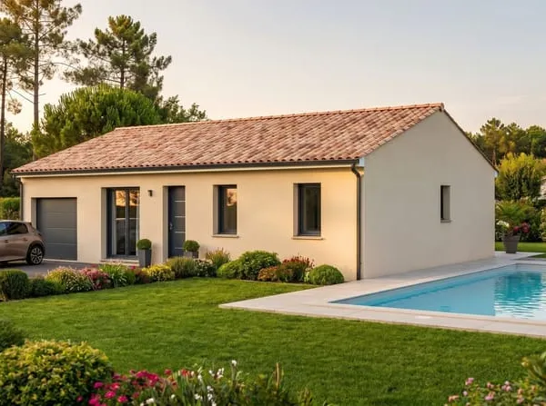 Projet de construction d'une maison 83.63 m² avec terrain à LA SOUTERRAINE (23)