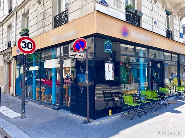 Fonds de commerce Restaurant - Paris 20e - 125 m² - Angle - Extraction - 349 000 euros
