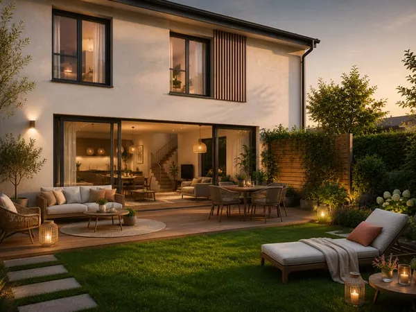 60m² de jardin privatif / grands volumes intérieurs / petite copropriété