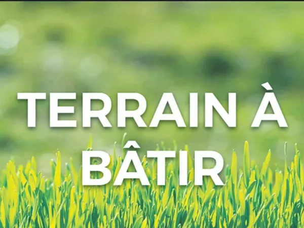 Terrain à bâtir belle superficie