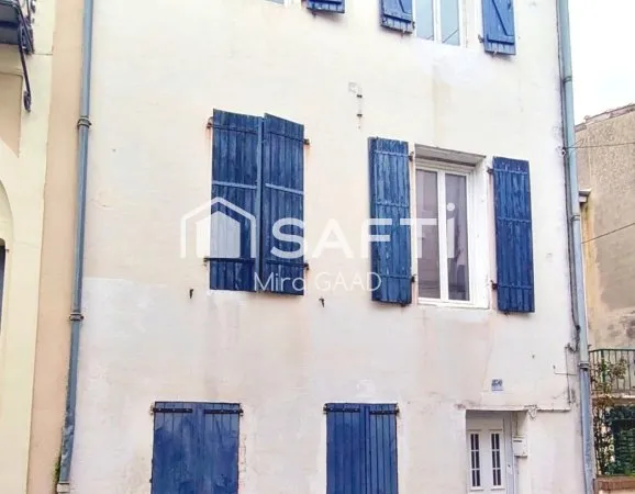 Maison de ville 120m2 à finir de rénover