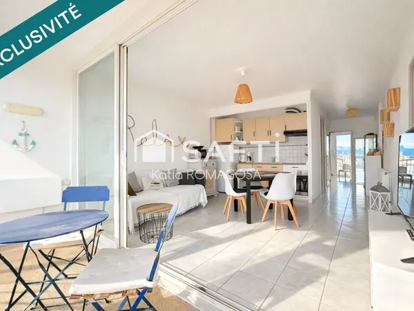Appartement 3 pièces avec balcon - Quartier Port St Cyprien