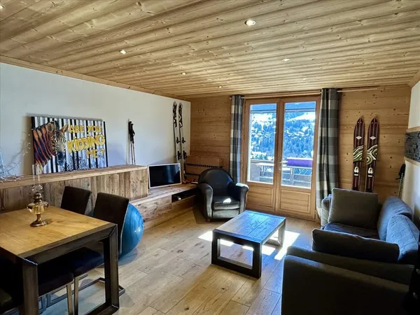 Megève Villaret - Bel Appartement T3 Avec Vue Montagnes