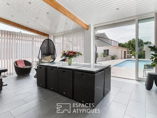 Maison familiale sur beau jardin paysagé à Grenade