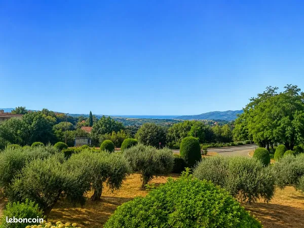 T3 traversant vue mer - résidence les coteaux - saint-jacques