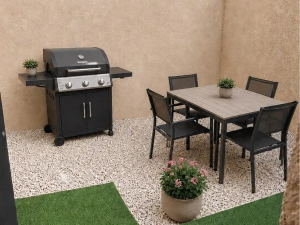 Studio jardin terrasse