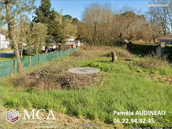 Terrain 2 000 m² Virelade