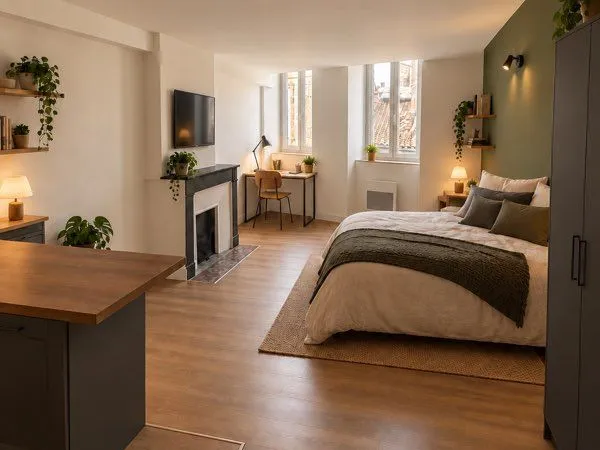 T1 bis meublé lumineux 30 m² - Bordeaux Saint-Michel - Idéal étudiant