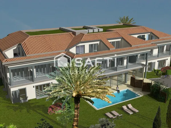 Appartement de type 3 d'une surface de 62m2 situé au second et dernier étage avec deux tropeziennes 
