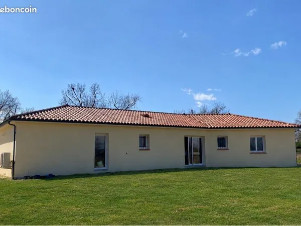 Maison contemporaine 105 m² St Etienne-de-Tulmont (82) 4 chambres + double garage- 5mn de la rocade