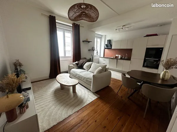 Bel appartement T2 rénové meublé