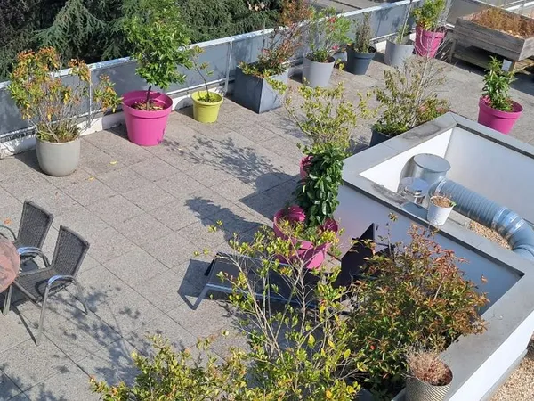 Duplex avec rooftop