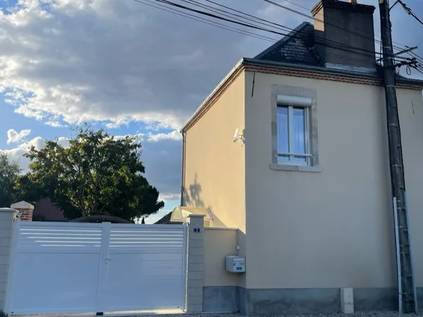 Maison meublée avec cour