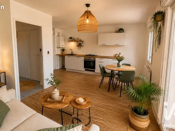 Appartement 2 pièces 44 m²