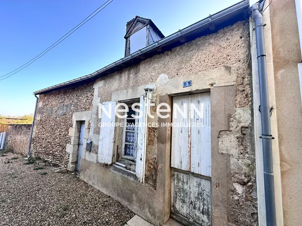 Vente maison de village de 2 pièces à réhabiliter entièrement à Dissay-Sous-Courcillon (72500)