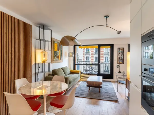 Appartement meublé 2P avec terrasse et parking, Paris 5ème