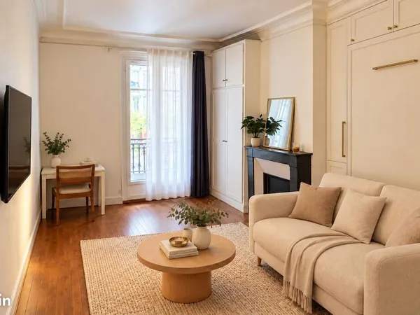 Studio 1 pièce 29 m²
