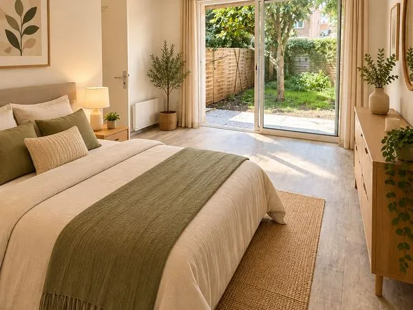 2 pièces en rdc avec jardin privatif et terrasse — 50 m de la plage