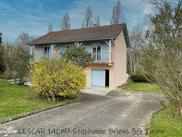 Maison avec 2 appartements 60 et 80m² | Calme | Garage | Haut de Lescar (64)