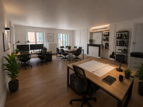 Bureaux 5 pièces 122 m²
