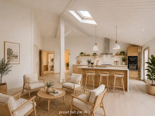 maison de 240 M2 de plain pied idéal pour créer un loft