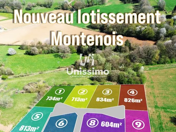 Terrain en individuel 713 m²
