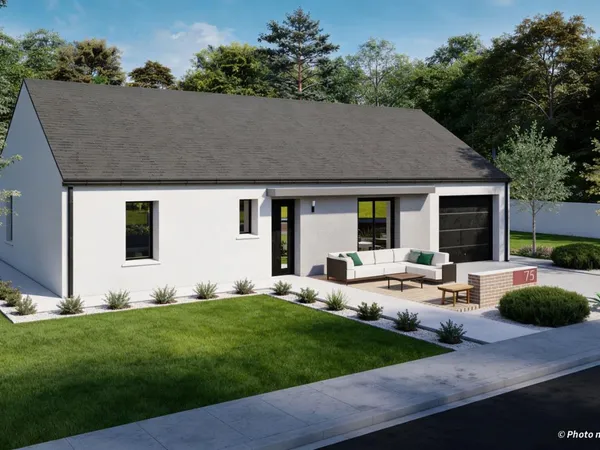 Terrain + maison 78 m²