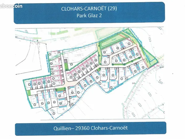 Terrains primo accédants CLOHARS CARNOET PARK GLAZ 2