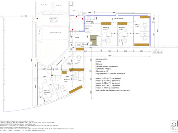 Vends local commercial 114m²