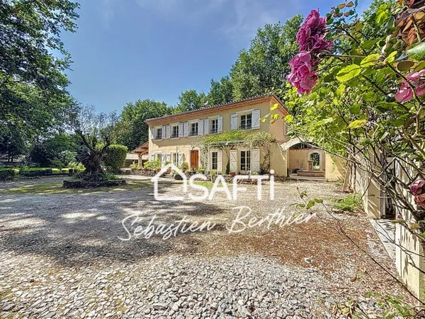 Rare ! Maison de maître avec terrain de 6244m² -25 min Rocade Toulousaine - Piscine 12X6 -Dépendance