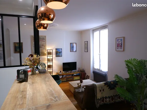 Appartement 3 pièces 54 m² Canal Saint-Martin - vendu loué meublé