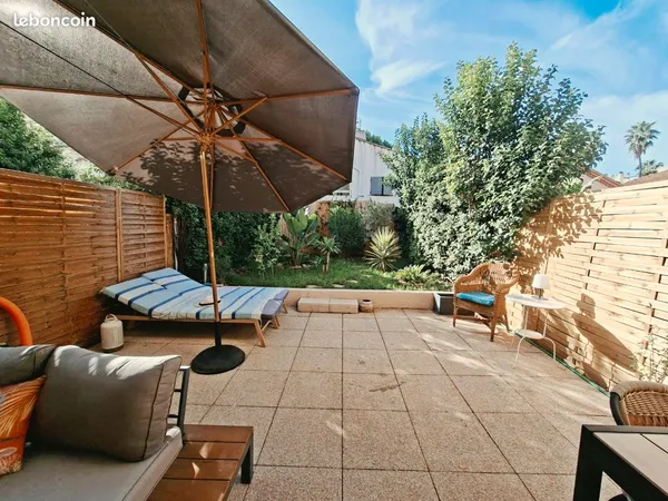 2 pieces44 m2+terrasse,jardin 66m2