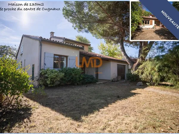 Maison de 135m2 avec 602m2 de terrain à Cugnaux
