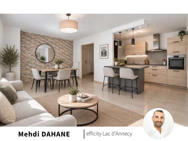 Appartement 3 pièces 63 m²