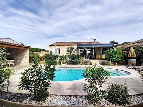 Maison récente avec piscine - Jardin sans vis-à-vis