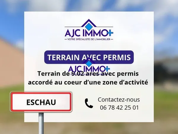 Terrain 902 m²