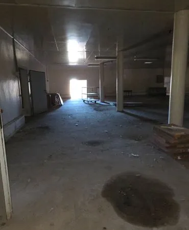 Hangar avec isolation