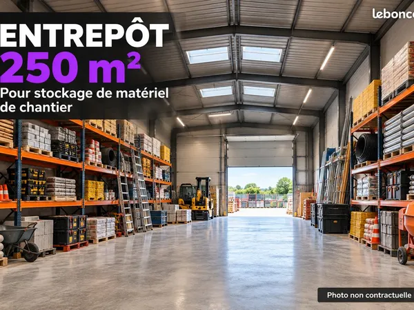 Dépot 250m²