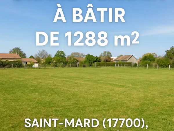 Terrain à bâtir à Saint-Mard (17700)